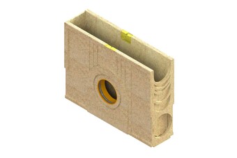 Пісковловлювач полімербетонний Base DN100 H390  (арт. 70805)
