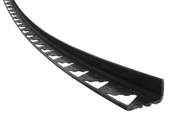 Бордюр тротуарний пластиковий H44 1,5 м чорний  (арт. 8230-44)