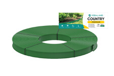 Бордюр садовий пластиковий Country Premium H110 зелений 80 м