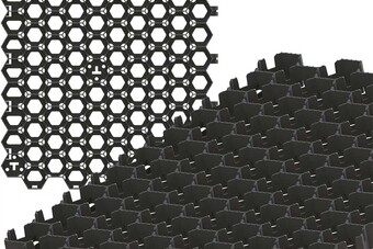 Модуль геопокриття пластиковий HexPave чорний  (арт. 8102-BK)