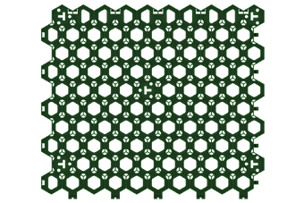 Модуль геопокриття пластиковий HexPave темно-зелений  (арт. 8100-GN)